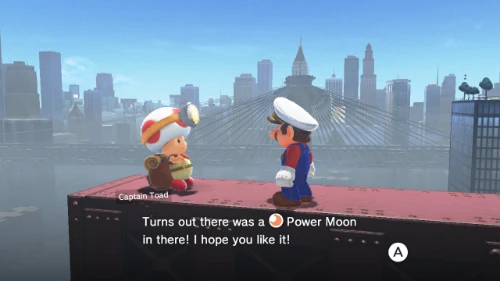Captain Toad in Super Mario Odyssey