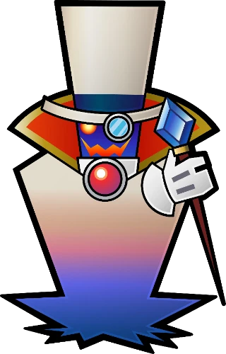 Count Bleck concept art with cape closed