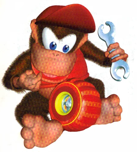 Diddy Kong in Diddy Kong Racing