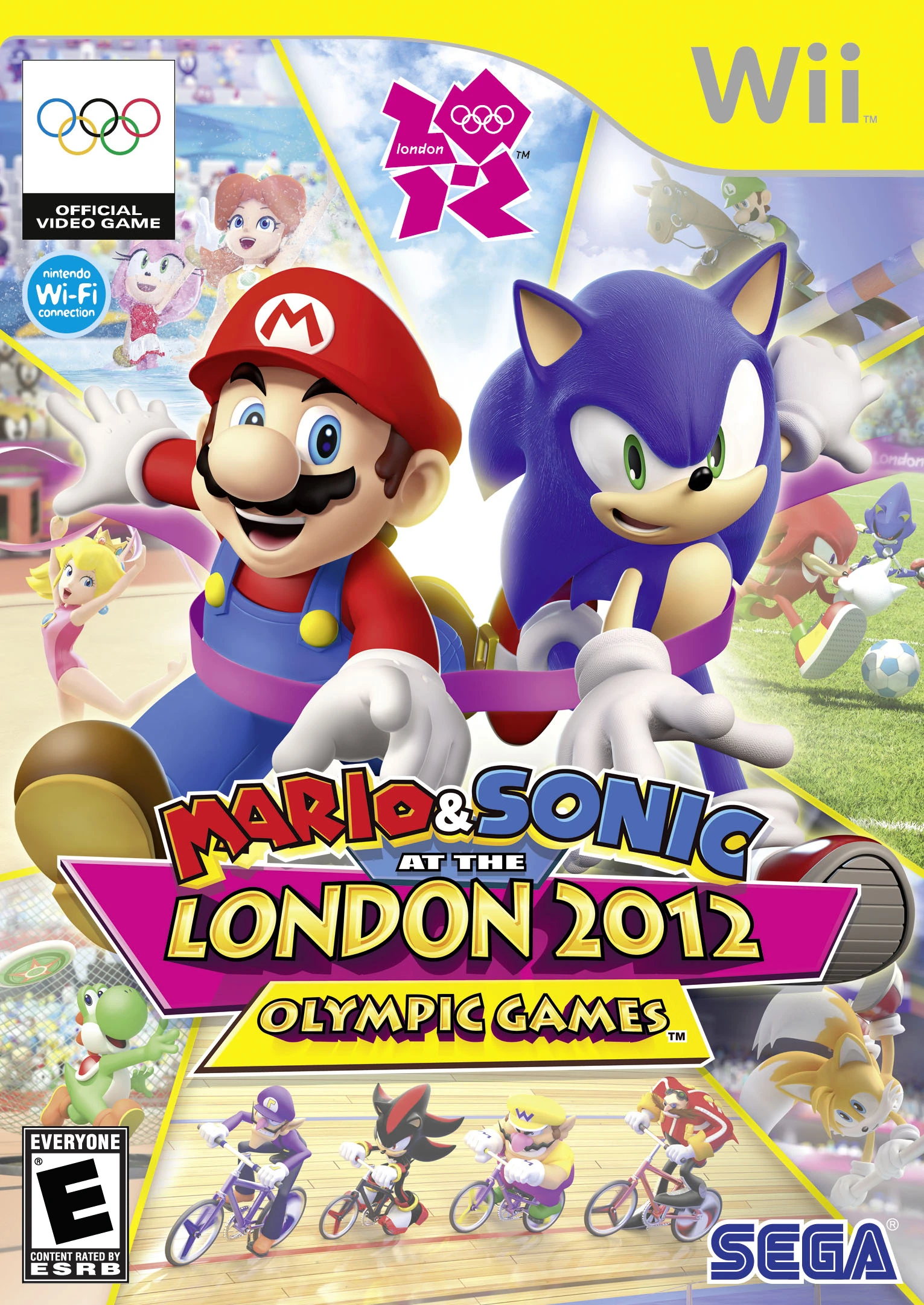 Mario and Sonic at the London 2012 Olympic Games box art