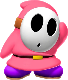 Pink Shy Guy in Mario Kart Tour