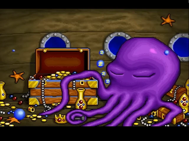 Sleeping octopus