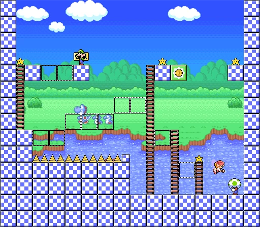 World 2 — Yosu Ko (Lake Yoshi) map