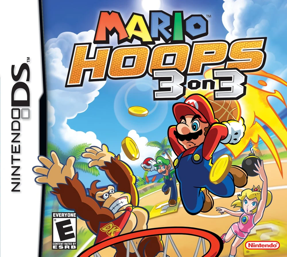 Mario Hoops 3-on-3 box art