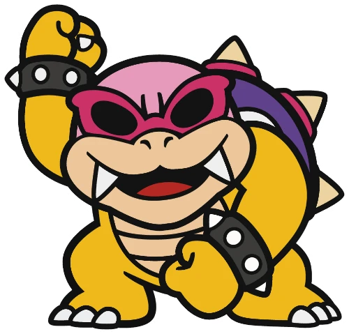 Roy in Paper Mario Color Splash