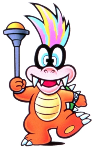 Iggy with magic wand in SMB3