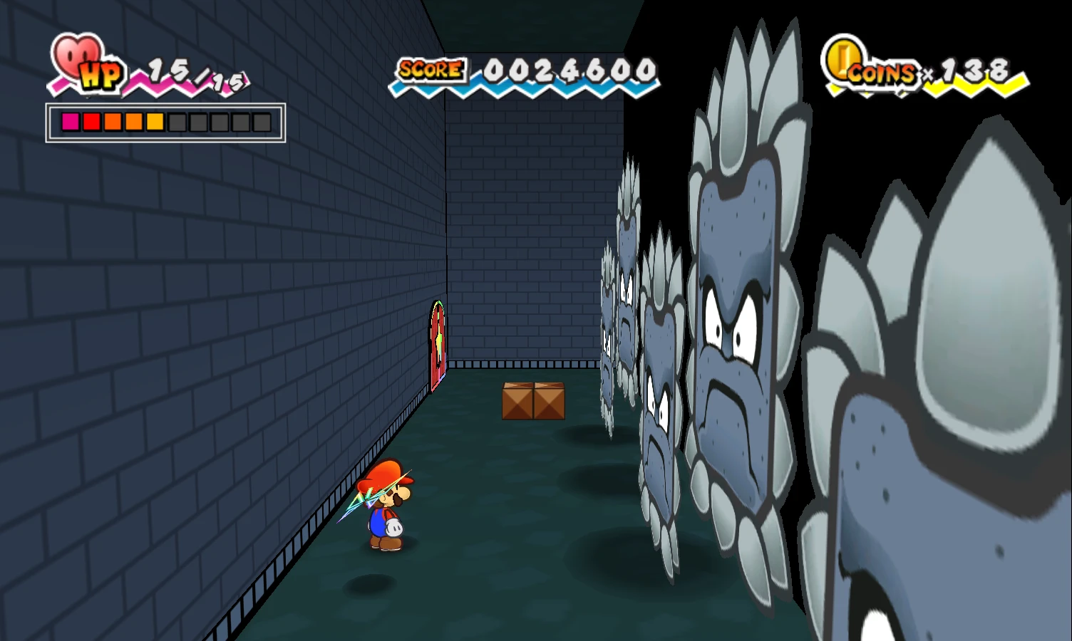 Thwomp in Super Paper Mario