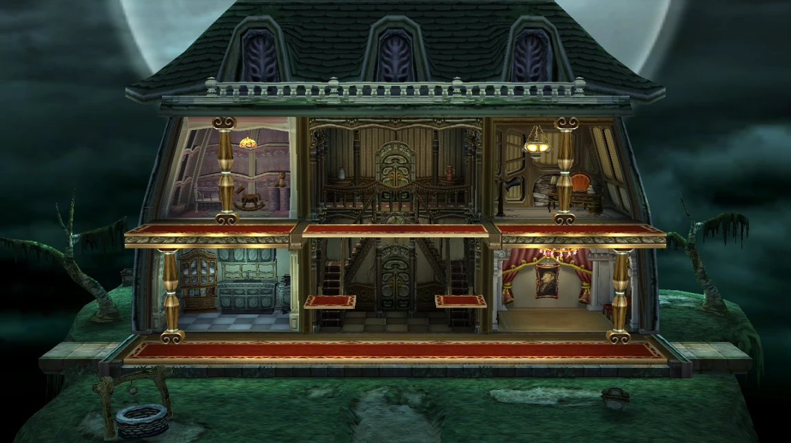 Luigi's Mansion stage