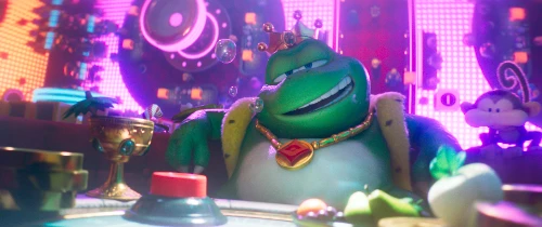 Wart and Ukiki in The Super Mario Galaxy Movie