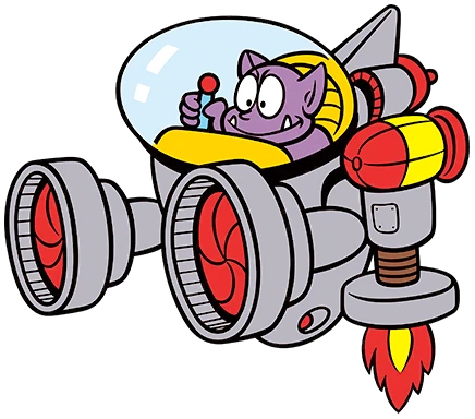 Tatanga in Pagosu spaceship