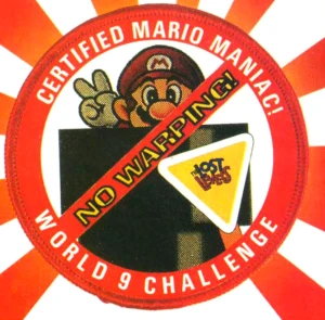 Nintendo Power World 9 iron-on patch