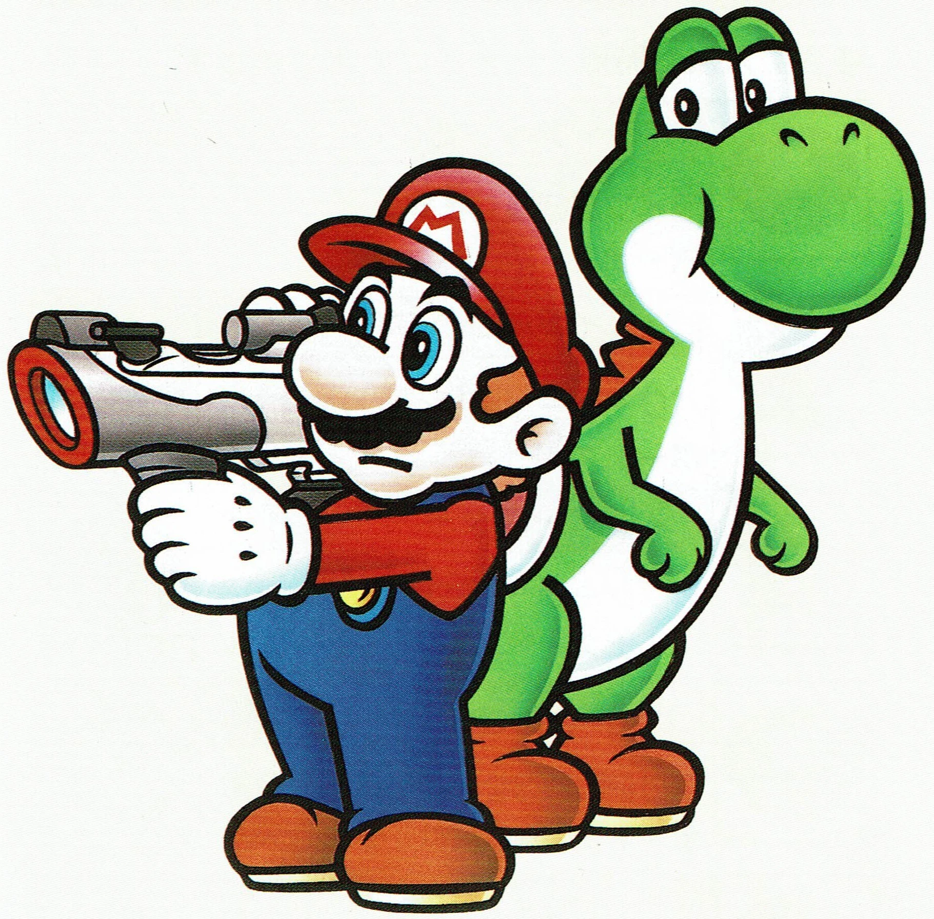 Yoshi's Safari one of the few Mario titles to use the Nintendo scope on the SNES