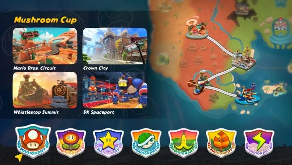 Mushroom Cup course preview