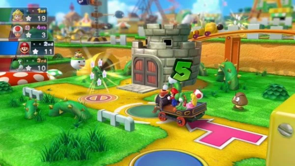 Mario Party mode gameplay