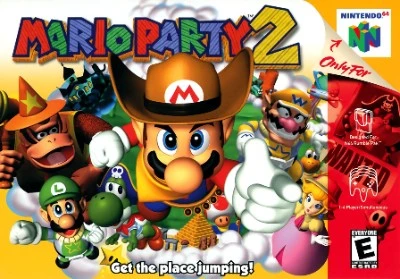 Mario Party 2 North American box art