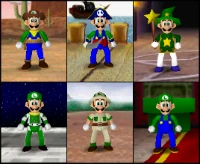 Luigi costume sprite
