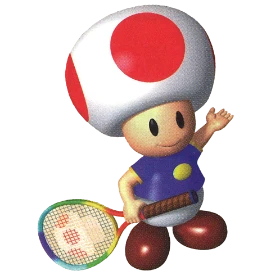 Toad from Mario Tennis 64
