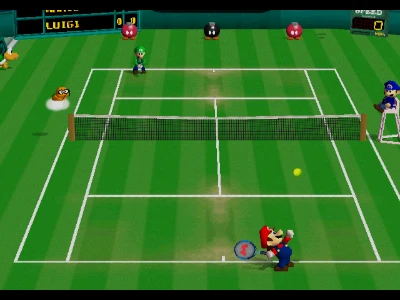 Grass Court in Mario Tennis 64