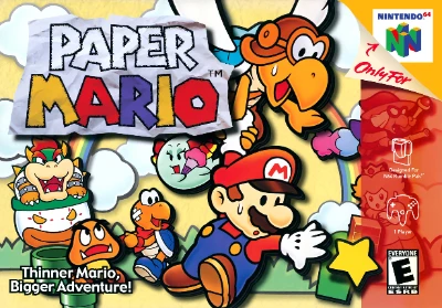 Paper Mario North American box art