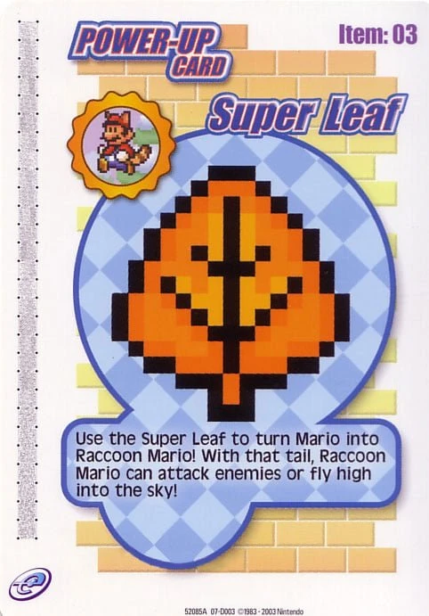 Super Leaf Power-Up card