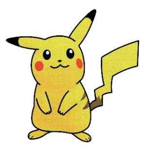 Pikachu artwork from Super Smash Bros.