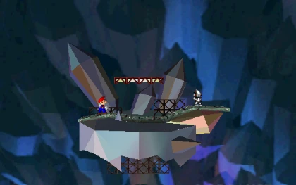 Meta Crystal stage from Super Smash Bros.