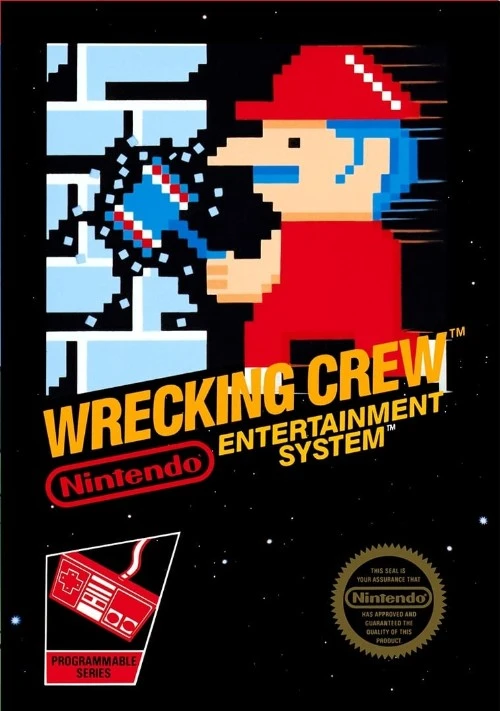 Wrecking Crew NES box art