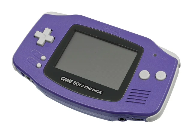 Original Nintendo Game Boy Advance in Indigo purple