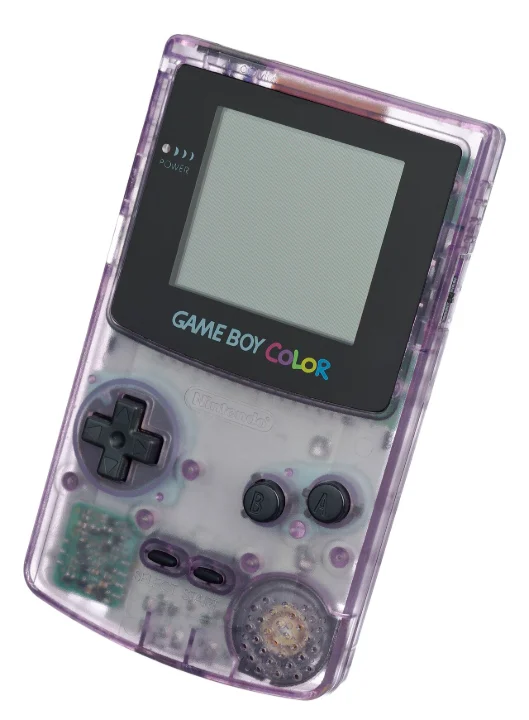 Nintendo Game Boy Color in translucent Atomic Purple