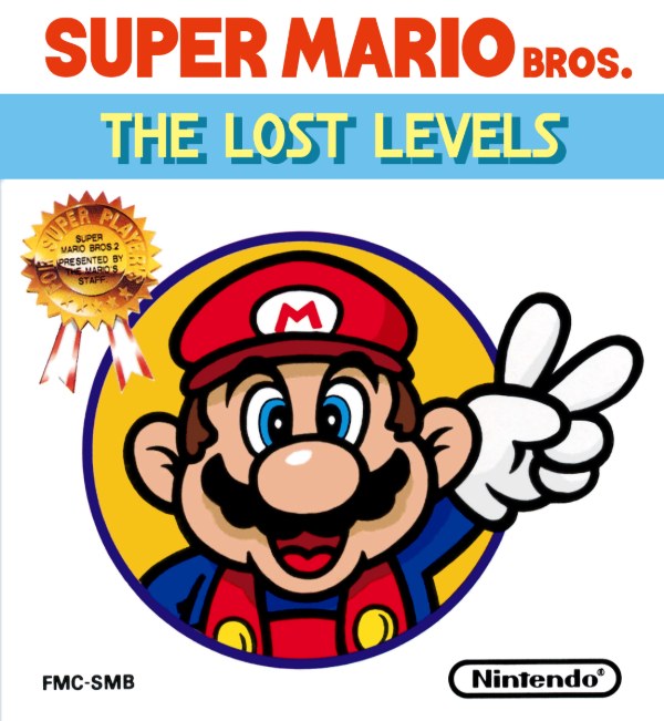 Super Mario Bros.: The Lost Levels (NES) box art