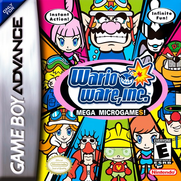 WarioWare, Inc.: Mega Microgame$! (Game Boy Advance) box art